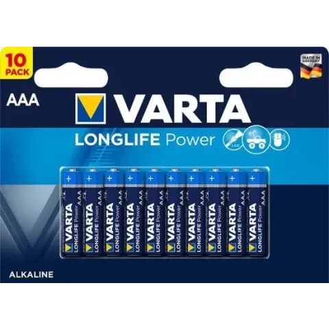 Varta Longlife Power AAA Batterijen - 10 stuks