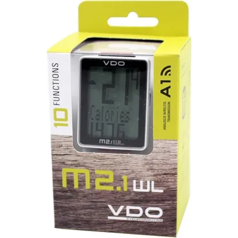 VDO M2.1 WL Fietscomputer - Draadloos - Zwart