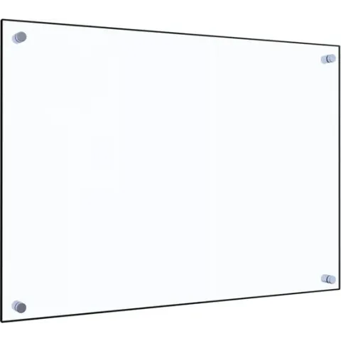 VDXL Spatscherm keuken 70x40 cm gehard glas transparant