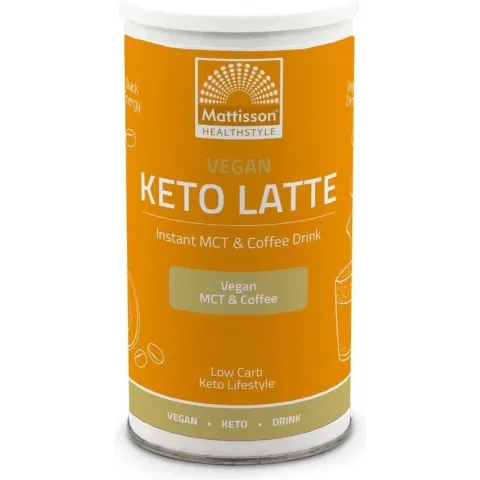 Vegan Keto Latte - Instant MCT & Coffee drink - 200 g