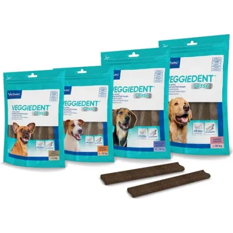 Veggiedent Fr3sh Kauwstrips - 15 strips