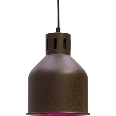 Venso EcoSolutions E27 SAGA lampenkap roestkleurig, verbeterde fotosynthese en hogere chlorofylvorming, LED groeilamp, groeilicht voor kamerplanten, groenten, bloemen