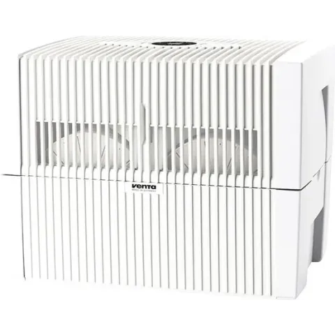 Venta LW45 Comfort Plus Luchtbevochtiger 80m² en Luchtreiniger 45m², Auto Control, Briljant wit.