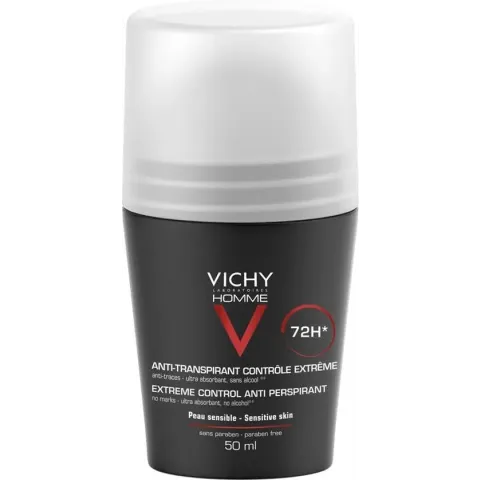 Vichy Anti-perspirant Roll On Mannen Rollerdeodorant 50 ml 50 g
