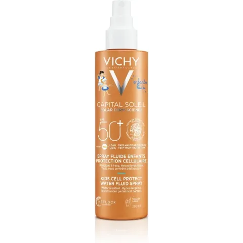 Vichy Cell Protect Fluïde Spray Kids - Zonnebrand voor kinderen - SPF50+ - 200ml