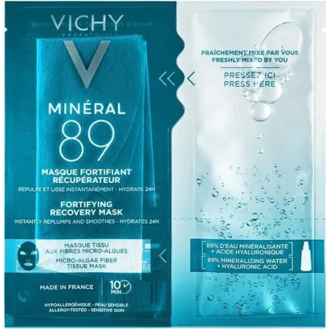 Vichy Mineral 89 - Tissue masker - dagelijkse booster voor een sterkere huid