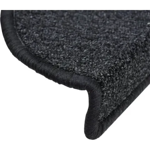 vidaXL 15 st Trapmatten 56x17x3 cm antraciet