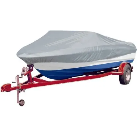 vidaXL - Afdekhoes Boothoes grijs 488-564 cm (lengte) 239 cm (breedte)