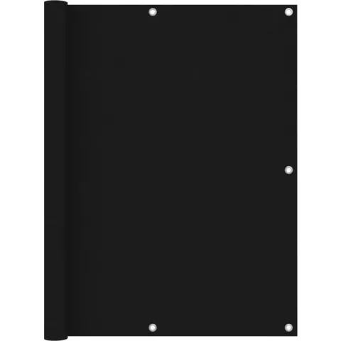 vidaXL Balkonscherm 120x300 cm oxford stof zwart