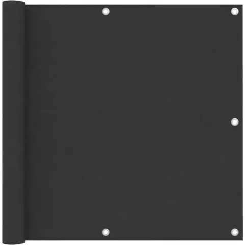 vidaXL Balkonscherm 90x500 cm oxford stof antraciet