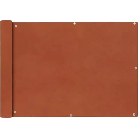 vidaXL Balkonscherm Oxford textiel 75x600 cm terracotta