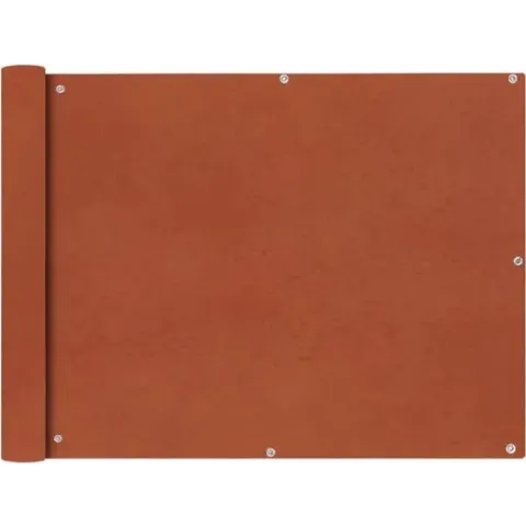 vidaXL Balkonscherm Oxford textiel 90x600 cm terracotta