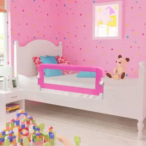 vidaXL Bedhekje peuter 102 x 42 cm roze
