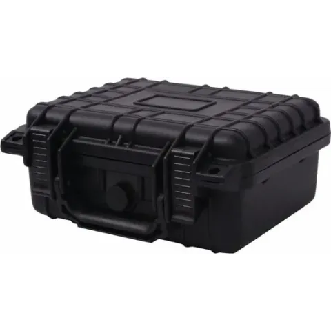 vidaXL Beschermende materiaalkoffer 27x24.6x12.4 cm zwart