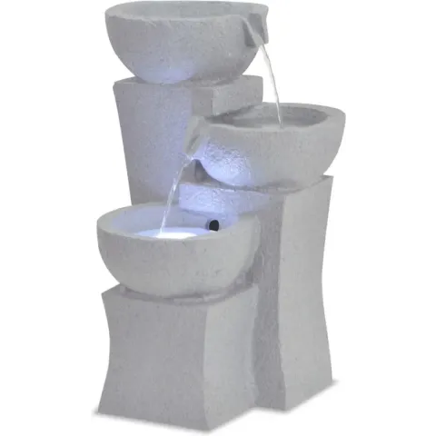 vidaXL Binnenfontein met LED-verlichting polyresin