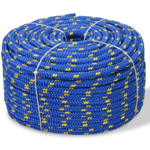 vidaXL Boot touw 14 mm 50 m polypropyleen blauw