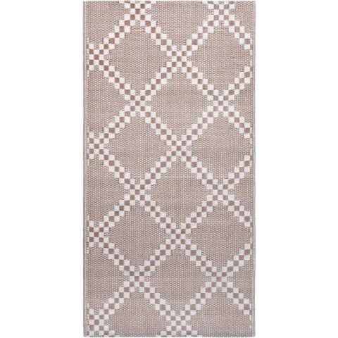 vidaXL Buitenkleed 190x290 cm PP bruin