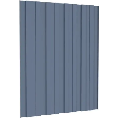 vidaXL Dakpanelen 36 st 60x45 cm gegalvaniseerd staal grijs