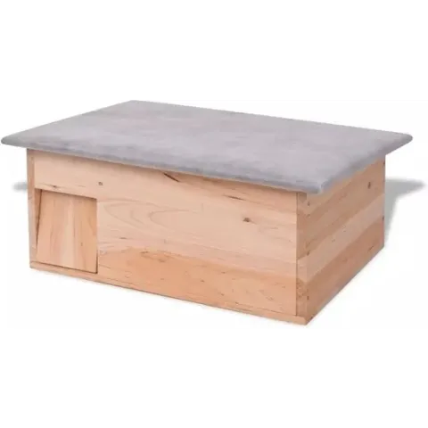 VidaXL - Egelhuis - Hout - 45x33x22 cm