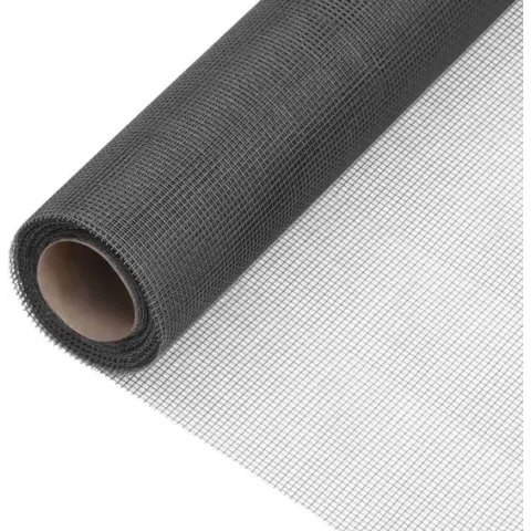 vidaXL Gaas 60x1000 cm glasvezel zwart