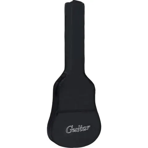 vidaXL Gitaartas voor 1/2 klassieke gitaar 95x36,5 cm stof zwart