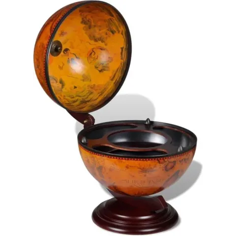 vidaXL Globebar Michiel de Ruyter Wijnrek - ⌀ 48cm - 5 flessen