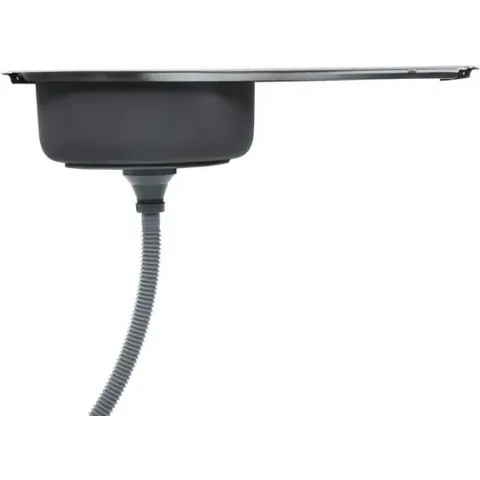 vidaXL Gootsteen met afvoer en zwanenhals roestvrij staal  VDXL_145073