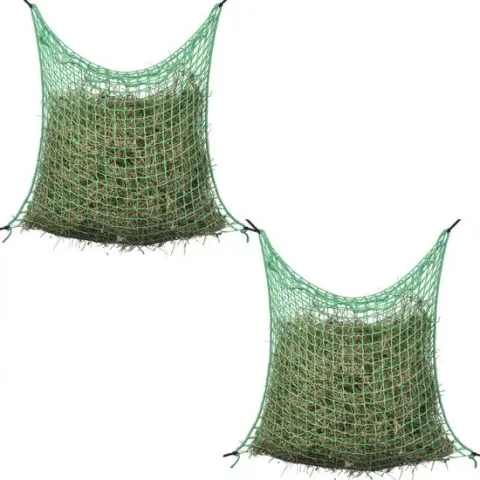 vidaXL Hooinetten rond 2 stuks 0,9x1,5 m PP
