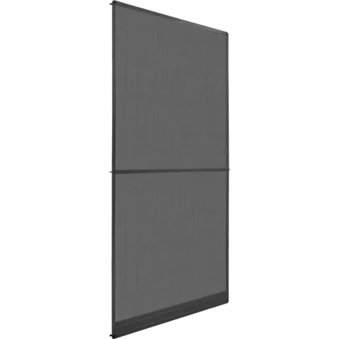 vidaXL Hordeur met scharnieren 100x215 cm antraciet