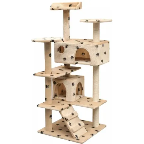 VidaXL Kattenkrabpaal Met Sisal Krabpalen - Multi - 125 cm