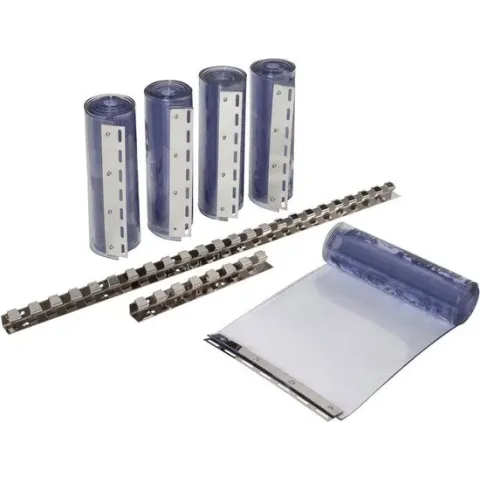 vidaXL Kerbl Strokengordijnen set PVC 225x30 cm 291162