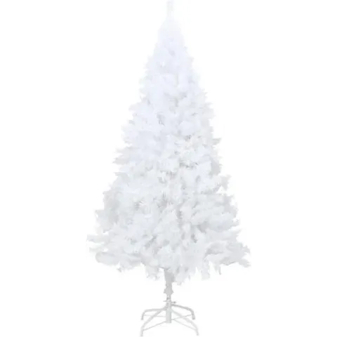 vidaXL Kunstkerstboom met dikke takken 150 cm PVC wit  VDXL_321038