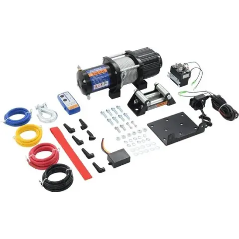 vidaXL Lier elektrisch 12 V 4.500 lbs 2.040 kg met afstandsbediening