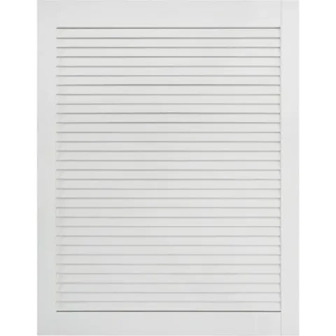 vidaXL Louvredeur 61.5x39.4 cm massief grenenhout wit