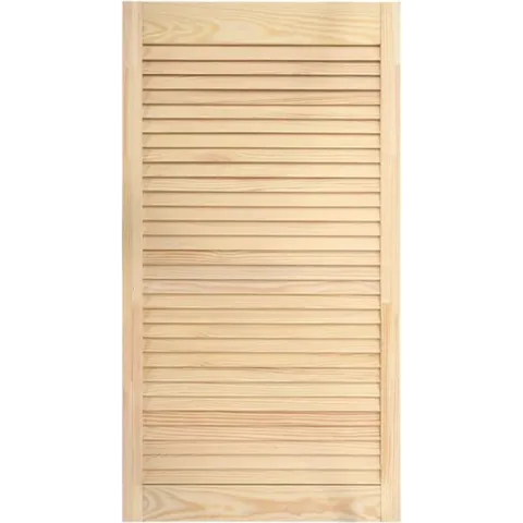vidaXL Louvredeur 99.3x39.4 cm massief grenenhout