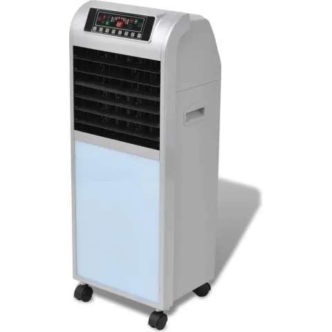 vidaXL Luchtkoeler 120 W 8 L 385 m³/h 37.5x35x94.5 cm