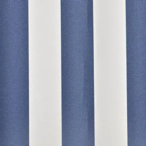 vidaXL Luifeldoek 450x300 cm canvas blauw en wit