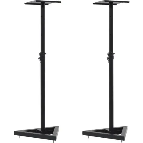 vidaXL Monitorspeakerstandaards 2 st staal zwart