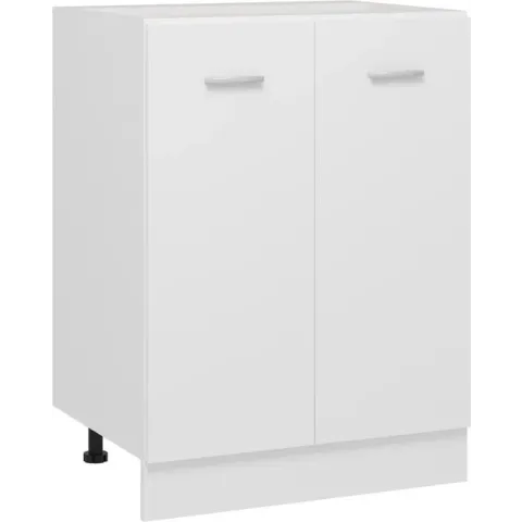 vidaXL Onderkast 60x46x81,5 cm spaanplaat wit