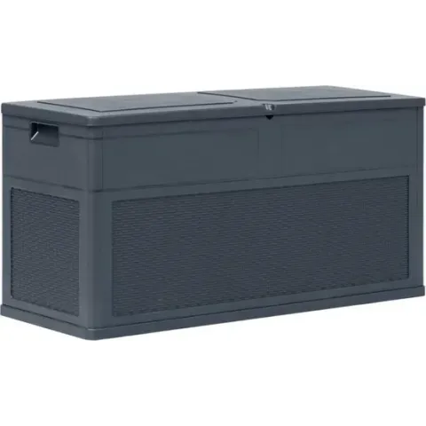 vidaXL Opbergbox 320 L antraciet