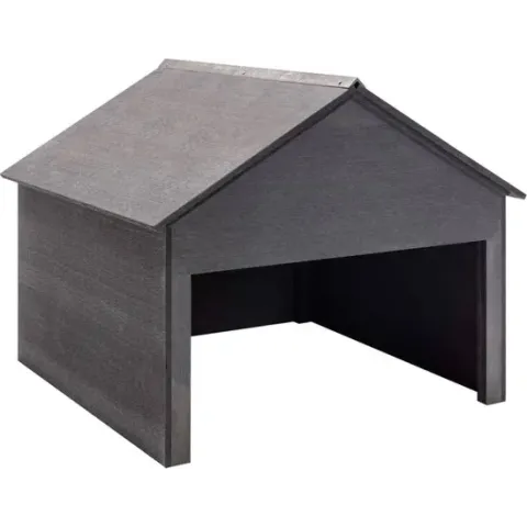 vidaXL Overkapping voor grasmaaier 80x80x70 cm HKC