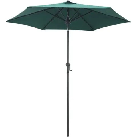 vidaXL Parasol 200x211 cm aluminium groen