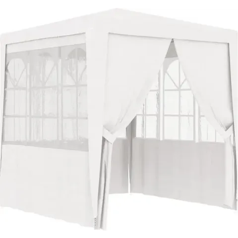 vidaXL Partytent met zijwanden professioneel 90 g/m² 2.5x2.5 m wit