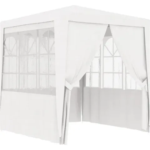 vidaXL Partytent met zijwanden professioneel 90 g/m² 2x2 m wit