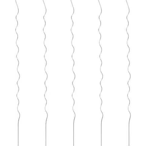 vidaXL Plantenstok spiraal 110 cm gegalvaniseerd staal 5 st