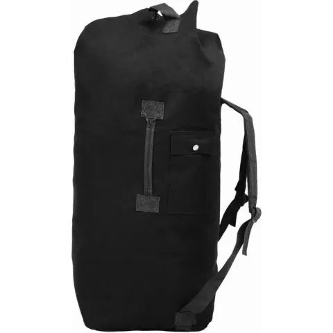 vidaXL Plunjezak legerstijl 85 L zwart