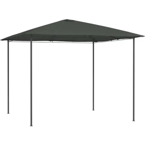 vidaXL Prieel 160 g/m² 3x3x2,6 m antracietkleurig