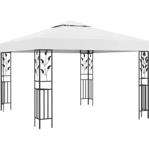 vidaXL Prieel 180 g/m² 3x3 m wit