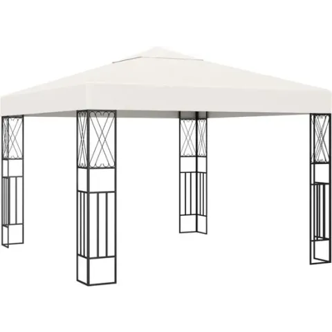 vidaXL Prieel 3x3 m stof crème