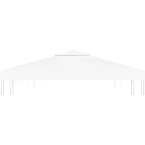 vidaXL Prieeldak 2-laags 310 g/m² 3x3 m wit  VDXL_312074